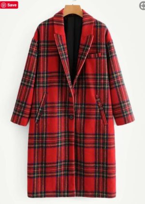 Dupe! Red Plaid Jacket