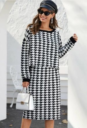 HOUNDSTOOTH CO- ORD EST