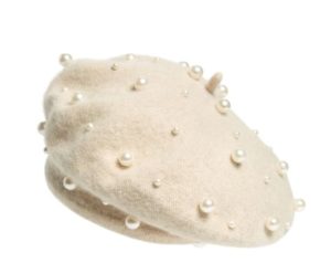 CREME PEARL BERET