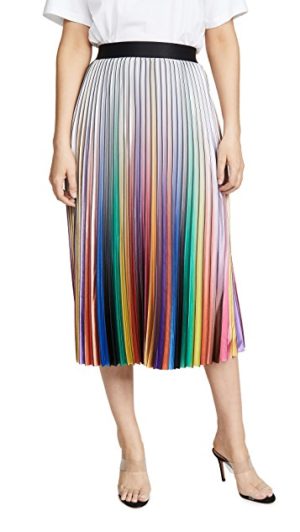 RAINBOW PLEATED SKIRT