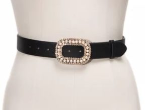 Embellished-Buckle Belt