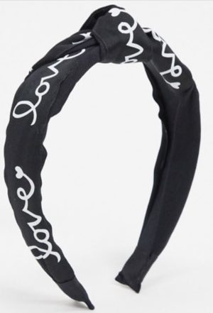 LOVE SCRIPT HEADBAND